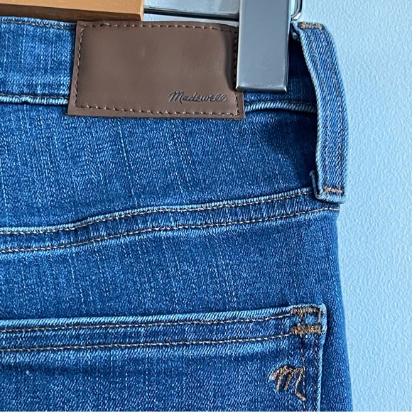 MADEWELL 10” High Rise Skinny Jeans Blue with Button Fly - Picture 11 of 14